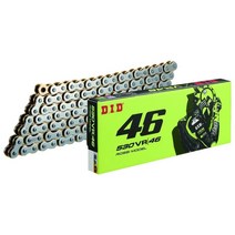 D.I.D 오토바이 교체용 체인 골드 & 실버 530 VR 46 400cc~1100cc
