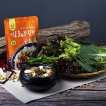 강원도 백이동골 재래식 강된장 300g 3분 간편식 5봉 세트, 상세페이지 참조