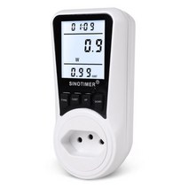 전력계 에너지 절약 측정기 플러그 디지털 전력 전압 전류 청구 소비 와트 전기 소켓