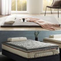 럭스나인 천연라텍스 핫앤쿨 에어토퍼 9cm 슈퍼싱글 SS사이즈푹신폭신한두꺼운 숙면매트수면침대토퍼 극세사방수요패드1인용손님용 봄여름가을겨울사계절간절기 바닥메트리스베드탑퍼타퍼토퍼 토퍼