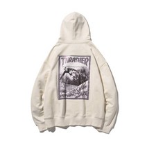 THRASHER 스미스 그래픽 후디 아이보리