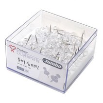 BK바이하츠 점보투명슈파핀(장구핀)(66EA)