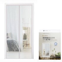 리시안제이 자석식 방문 모기장 소 화이트 방충커텐 모기장커텐