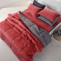 미뇽 프리미엄 겨울 극세사 이불패드세트 Q 2컬러 퀸.엘리시아룸