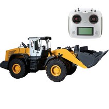 원격 조종 완구 1/14 RC 유압 로더 870K 금속 모델 사운드 조명 시스템 엔지니어링 자동차 모델 성인 장난감 재고 있음, 02 yellow