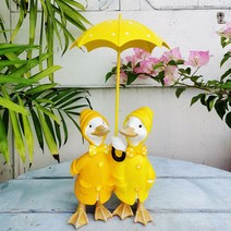 야외 조형 모형 미국식 컨트리 가든 정원 오리 장식 가구 테라스 빌라 베란다-633231, 옵션02