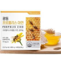 광동 프로폴리스 아연 입안헐었을때 염증에좋은 영양제 식품