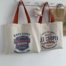 남녀 간편외출 보조가방 캔버스 에코백 2개 기저귀백