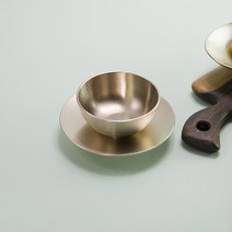 김경수여주공방 수작업 유기그릇 놋그릇 막걸리잔, 잔받침