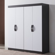 뉴그린퍼니처 모던 이불장 양복장 세트 옷장, 웬지화이트