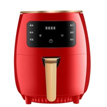대용량 에어프라이어 에어후라이기 에어프라이 가정용 대용량 스마트 전기 에어 프라이어 다기능 오일 프, 01 빨간_01 CN