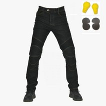 오토바이블랙박스 액션캠남자 오토바이 바지 Aramid 보호 장비 승마 블랙 레저 Motocross, 04 pants 6A_02 M