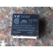 릴레이 VB24MBU 24VDC G2R2A, 한개옵션0