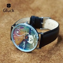[천삼백케이] [글륵 시계] [Gluck] 글륵 행운의 수공예 시계 캣츠드림 catsdream