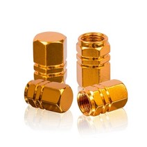 에서 선박 us 4 개/대 자동차 타이어 휠 밸브 캡 스템 공기 밀폐 커버 트럭, [04] Gold