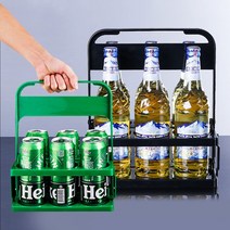 커피캐리어 캔 음료수 컵 캠핑 트레이 홀더 6구 배달, 단군쿠팡1 1-커피캐리어-그린