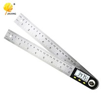 JIGONG 200mm 디지털 각도기 경사계 각도계 레벨 측정 도구 전자 게이지 스테인레스 스틸 눈금자, 한개옵션0