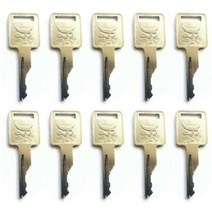 화물차 굴삭기 밥캣 점화 스타터 스위치 용 10 pcs 키 스키드 스티어 트랙 로더호환, 없음