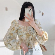 비올렛 / (봄신상)스모크블라우스