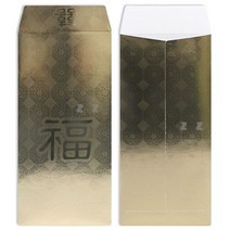 황금색 용돈봉투 5매입, 복주머니봉투, 복주머니봉투