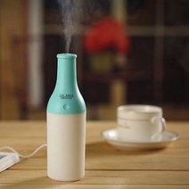 여행용가습기 독서실가습기 귀여운 사무용가습기 병모양, 보틀가습기-퍼플