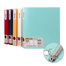 A4 3공 삼공 바인더 3cm D링 디링 서류 문서 유색 컬러 파일 화일 pp 바인더, 노랑