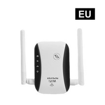 2 개의 고 이득 외부 안테나를 가진 무선 WiFi 리피터 가정 신호 장거리 확장기 네트워크 라우터, EU