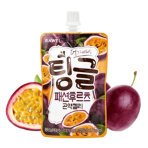 특 곤약젤리 팅글 더 가벼워진 패션후르츠 30팩 135ea1