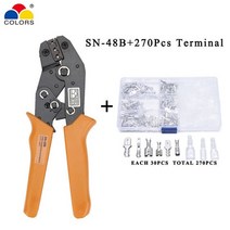 터미널 전동 유압 클라우케 유리 SR 슬리브 압착기 48 미니 핸드 크림프 도구 0 1, 협력사, sn-48b 270pcs
