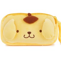 산리오필통 폼폼푸린하트 사각파우치 투지퍼 인형 빠른출고, 폼폼푸린사각필통