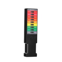 휴대용 전자기장 EMF 가우스 미터 고스트 사냥 탐지기 8 LED, [01] Black