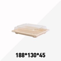 팩스타 친환경 회 일회용포장 종이 초밥용기 EG시리즈 세트, 600세트, EG-1.0