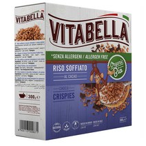 VITABELLA 비타벨라 퍼프 라이스 위드 초콜릿 글루텐 프리 앤 락토스 프리 패킷 300g x4팩