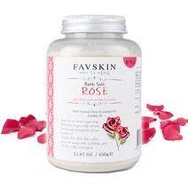 더허브스토리 패브스킨 로즈 바스솔트 목욕 소금 입욕제 450g 바스솔트/미네랄, 단품, 1개