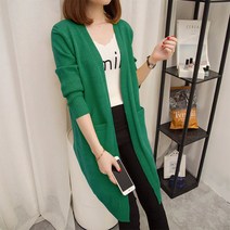 은창]소매 반골지 오픈형 니트 롱 가디건 봄 여름 가을 겨울 외투 아우터 간절기