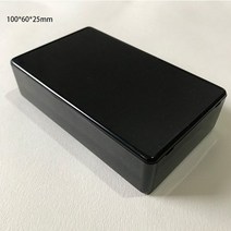 1006025MM 플라스틱 전자 프로젝트 상자 DIY 주거 계기 방수 검은 전기 공급, 01 100x60x25mm