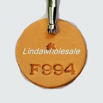 가죽 각인 스탬프 불도장 가죽 조각 프린트 도구 F934 스탬프, 03 F994, 1개