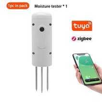 정확한 측정 분석T-uya Zigbee 토양 수분 측정기 지능형 온도 습도 테스터 모바일 폰 앱 실시간 모니터 IP, 01 Moisture tester