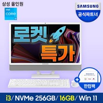 삼성 일체형PC 올인원PC DM530ADA-L38AH + 8GB(11세대 인텔 i3-1135G4 60.5cm WIN11 16GB 256GB SSD), DM530ADA-L38A +8GB, WIN 11