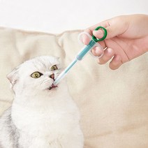달자샵 반려동물 이지알약 투여기 물약 주사기 강아지 고양이 약총 필건, 1Pcs