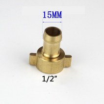파이프조인트 3실린더 플런저 펌프 12 34 인치 BSP 암에서 21mm 바브 구리 워터 파이프 조인트 4060, 1l2-15mm