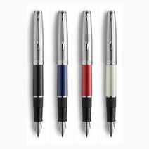 2020년 버전 워터맨 엠블렘 만년필 (F), 블루, 만년필 펜촉굵기