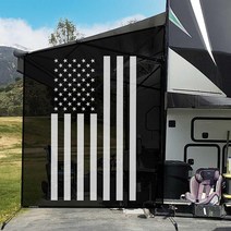 Tentproinc RV 차양 사이드 쉐이드 2.7 x 2.1m(9 x 7 피트) - 블랙 메시 스크린 차양 완성 키트 캠핑 트레일러 캐노피 UV 자외선 차단, AFG-Black