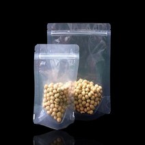 PET 투명 스탠딩 지퍼백 지퍼봉투 20cmX28cm 300매, 20cmX28cm 밑지5cm_밑면10cm