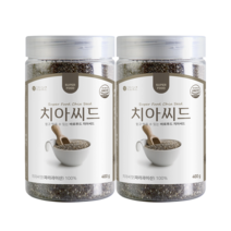 바로푸드 치아씨드 400g 치아시드 치아씨앗, 2통