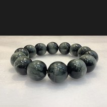 천연원석 천사석 세라피나이트 팔찌15.6~15.8mm 83~86g 둘레 20~22cm