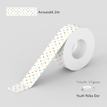 포스트잇 프린터 라벨링기 Peripage L1 스티커 감열식 휴대용 라벨 블루투스 내부에 1 개의 롤 포함, 5Rolls-Youth dot