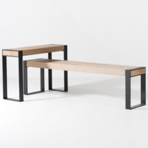 원목 등받이 없는 벤치 신발장 카페 다이닝룸 인테리어, 100X35X45cm