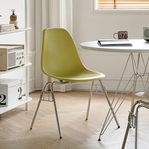 로얄다이아 빈체어 접이식의자 미드센추리 모던 아크릴체어 의자, 빈체어 - 올리브