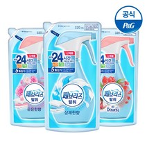 [KT알파쇼핑][페브리즈] 섬유탈취제 보충형 리필320ml 3개, 리필 에이프릴 다우니 320mlx3개 [F143*3]